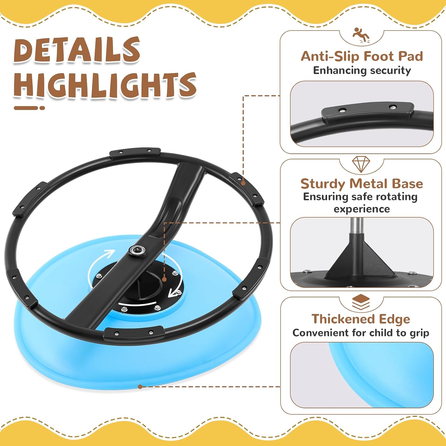Sensory Swivel Seat for Kids