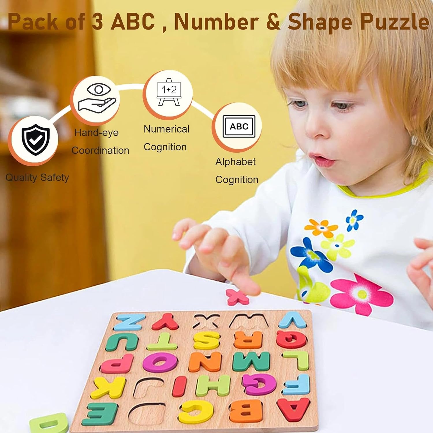 Montessori Wooden Toddler Puzzles