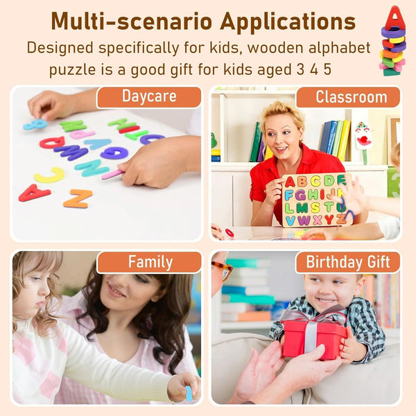 Montessori Wooden Toddler Puzzles