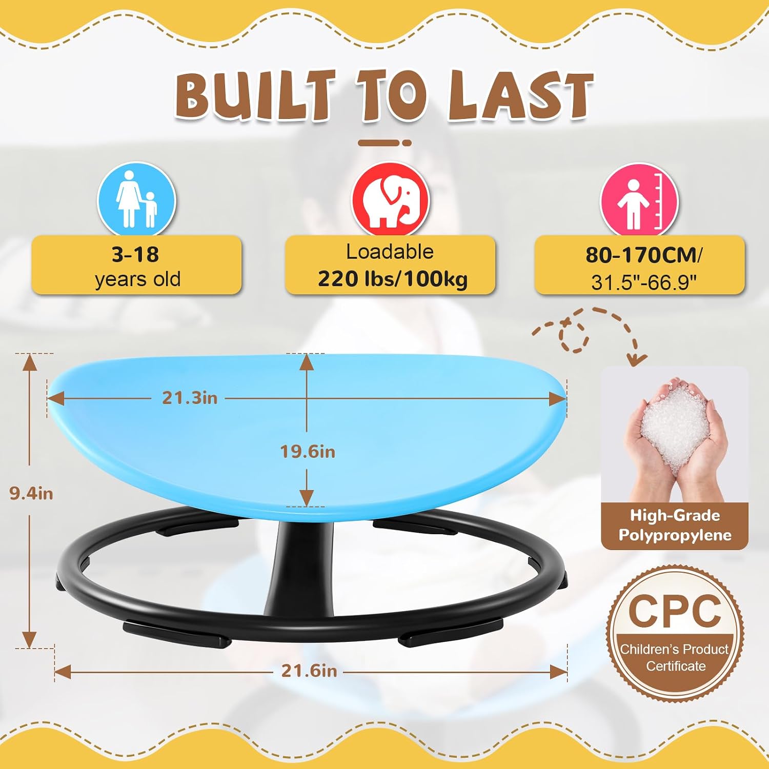 Sensory Swivel Seat for Kids