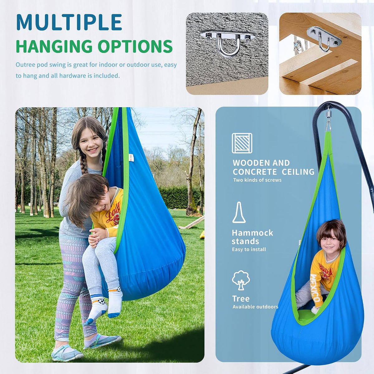 Cozy Kids Indoor Swing Chair