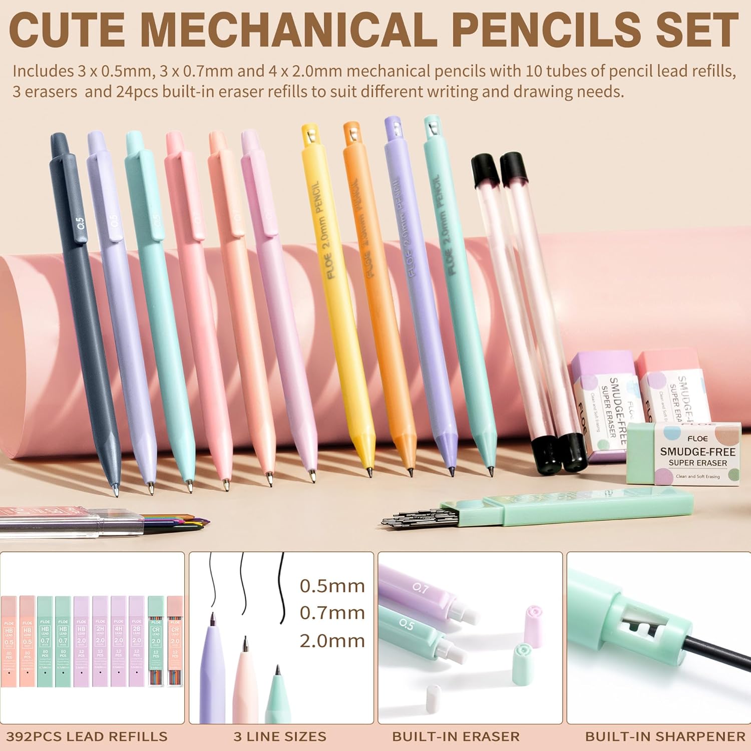 Aesthetic School Supplies Kit