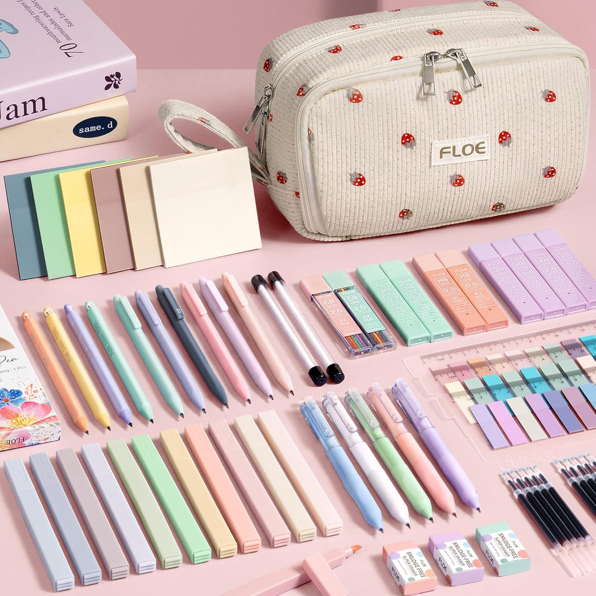 Aesthetic School Supplies Kit