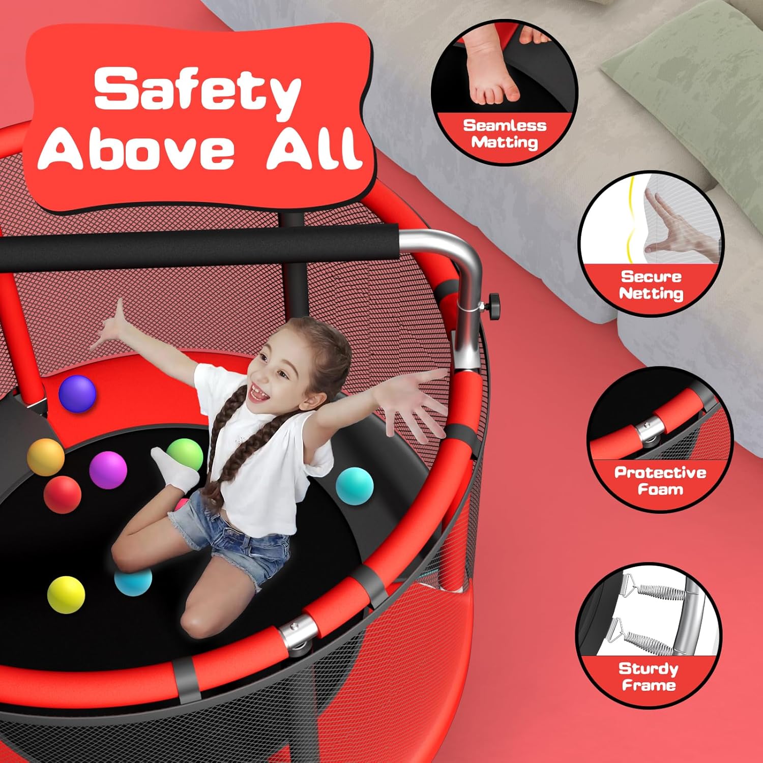 Fun-Filled Kids' Trampoline