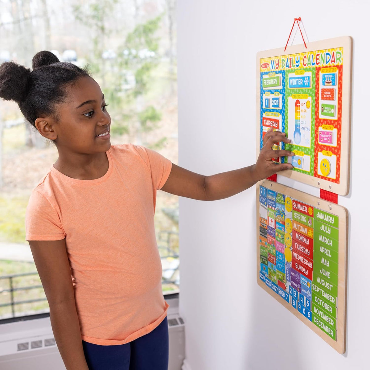 Fun Daily Magnetic Calendar for Kids