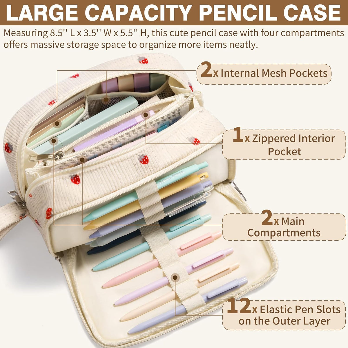 Aesthetic School Supplies Kit