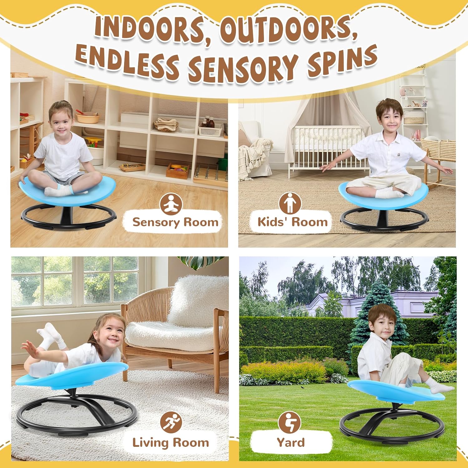 Sensory Swivel Seat for Kids